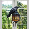 thumbnail image 3 of Gothic Raven on Lantern Suncatcher, Halloween Crow on Lamp Acrylic Window Hanging, Halloween Decor, Black Raven Sun Catcher 4343078538 5418, 3 of 3
