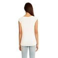 thumbnail image 2 of Next Level - Women's Festival Sleeveless Deep V-Neck T-Shirt - 5040 - White, 2 of 2
