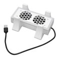 Game Console Cooling Stand Adjustable RGB Light Cooler Dock Station