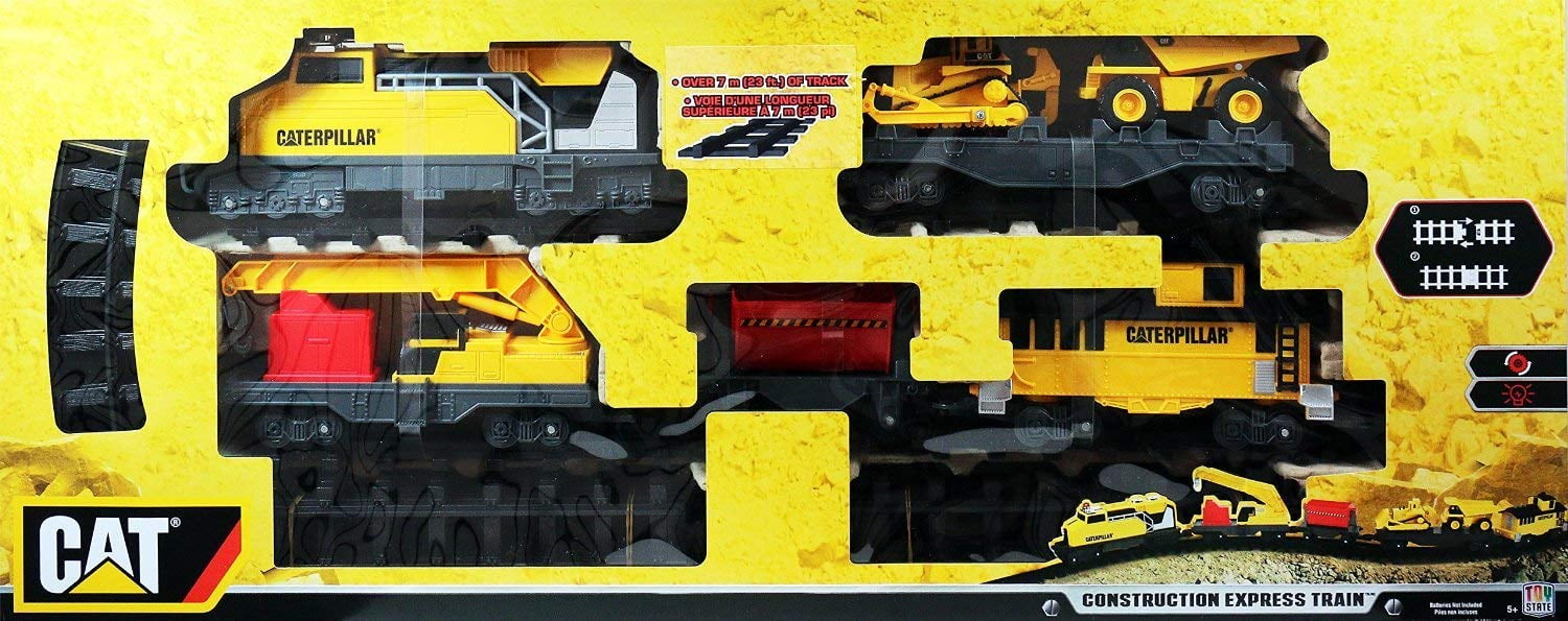 cat construction express train set