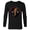 Black, variant on Marvel Studios Deadpool & Wolverine Mask Claw-Slashed Icon - Long Sleeve T-Shirt for Men - Customized-White