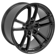 Single(1) OE Wheels DG23 20x10 Satin Black Rim 5x115 18ET