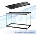 thumbnail image 6 of LED Deluxe Fish Tank Aquarium Full Hood, Black, 30 Inch, 6 of 9