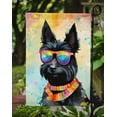 thumbnail image 3 of Scottish Terrier Hippie Dawg Garden Flag DAC2557, 3 of 5