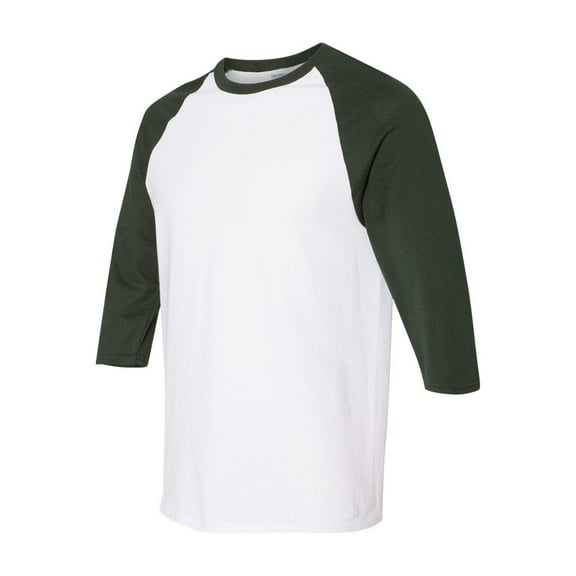 Gildan G570 Adult Heavy Cotton 3/4-Raglan Sleeve T-Shirt