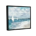 thumbnail image 4 of Stupell Industries On The Water Landscape Nature Painting Black Floater Framed Canvas Art Print Wall Art, 21 x 17, 4 of 10