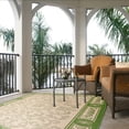 thumbnail image 4 of Safavieh Courtyard Bairre Botanical Indoor/Outdoor Area Rug, Natural/Olive, 5'3" x 7'7", 4 of 11