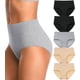 thumbnail image 1 of XmhyTop 5 Piezas de Bragas para Mujer Algodón Cintura Alta. Suaves, Transpirables y Elásticas, Cobertura Total, Color Multicolor C, Talla XS, 1 of 4
