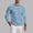 H1 Light Blue, variant on DxhmoneyHX Long Sleeve Shirts for Mens Casual Stylish Crew Neck Striped Print T Shirts Loose Fit Summer Vacation Classic Lightweight Tunic Pullover Tees