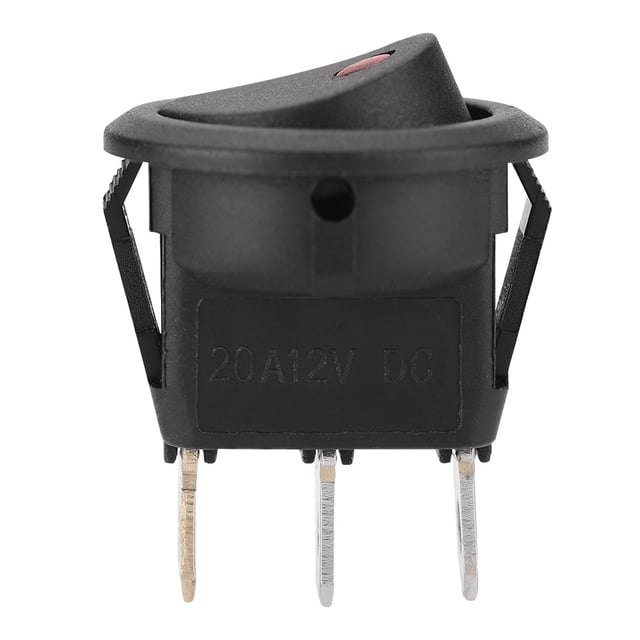 Interruptor basculante eléctrico BuyWeek redondo de encendido y apagado compacto y liviano