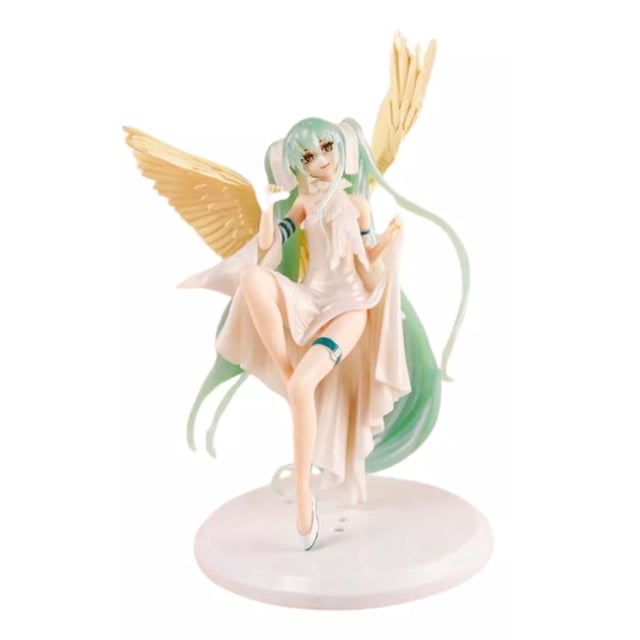 Figura Hatsune Miku Fairy Angel Vocaloid 20cm Anime Figura coleccionable Miku Juguete de Colección