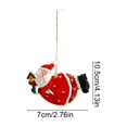 thumbnail image 3 of AZXY Christmas Tree Ornaments Hanging Decorations, Assorted Xmas Hanging Pendants for Winter Holiday Scene Decor, Indoor Home Party Mantel Window Festive Christmas Decor Supplies, 3 of 7