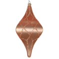 thumbnail image 1 of Vickerman MT198458D 8 in. Rose Gold Candy Glitter Net Drop Ornament, 1 of 1
