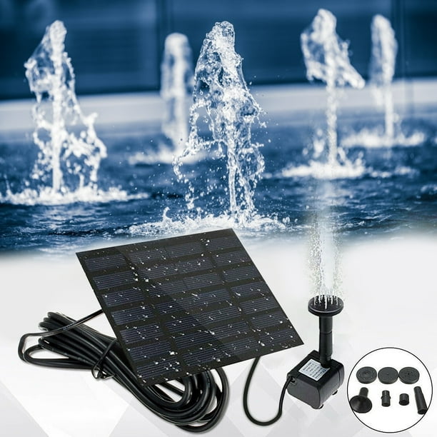 200L/H Solar Panel Powered Water Fountain Pump Garden Pool Pond