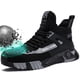 thumbnail image 1 of Zapatos de seguridad de trabajo con punta de acero GUYISASH para hombre ligeros, 1 of 6