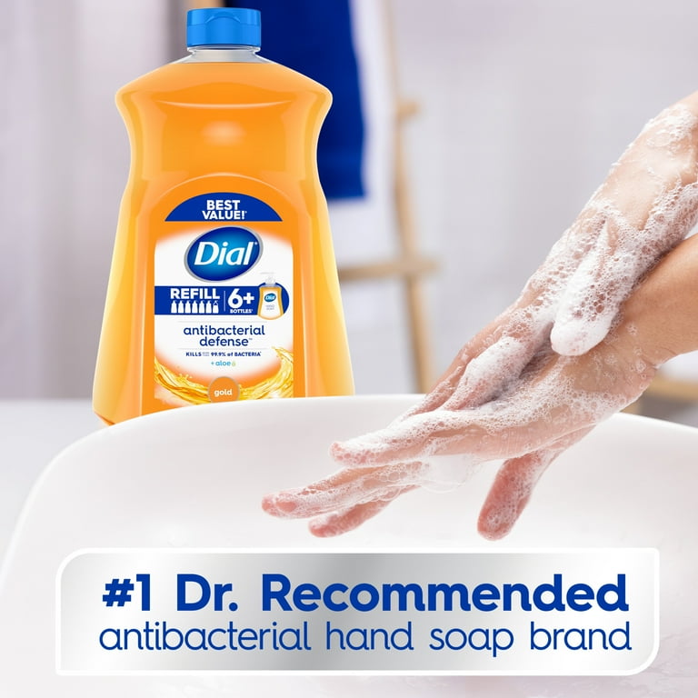 Dial Antibacterial Liquid Hand Soap Refill Gold 52 fl oz