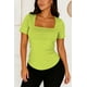 thumbnail image 1 of Blusa de licra fresca y elegante cuello cuadrado Lima Extra Grande, 1 of 2