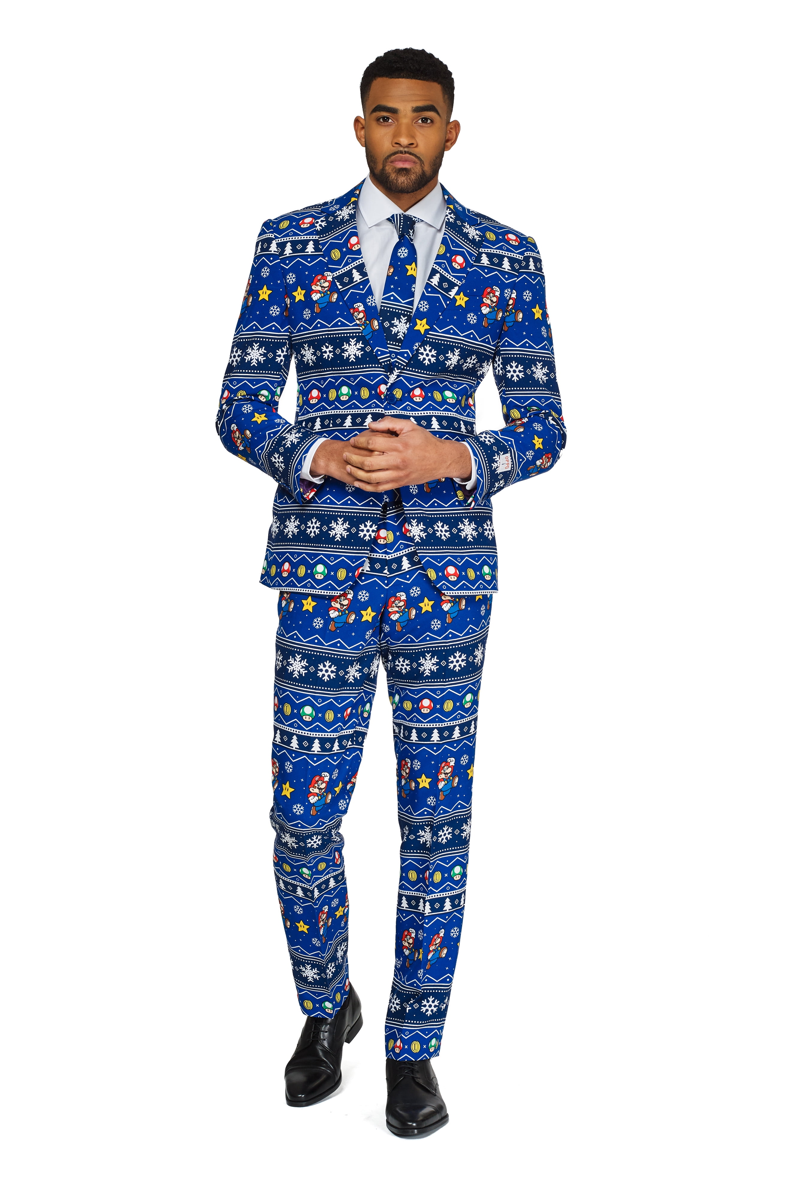 OppoSuits Men's Merry Mario™ Licensed Christmas Suit