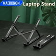 thumbnail image 2 of Adjustable Laptop Stand Portable Foldable Notebook Bracket Computer Monitor Holder For Macbook Air iPad Tablets Base Accessories, 2 of 9