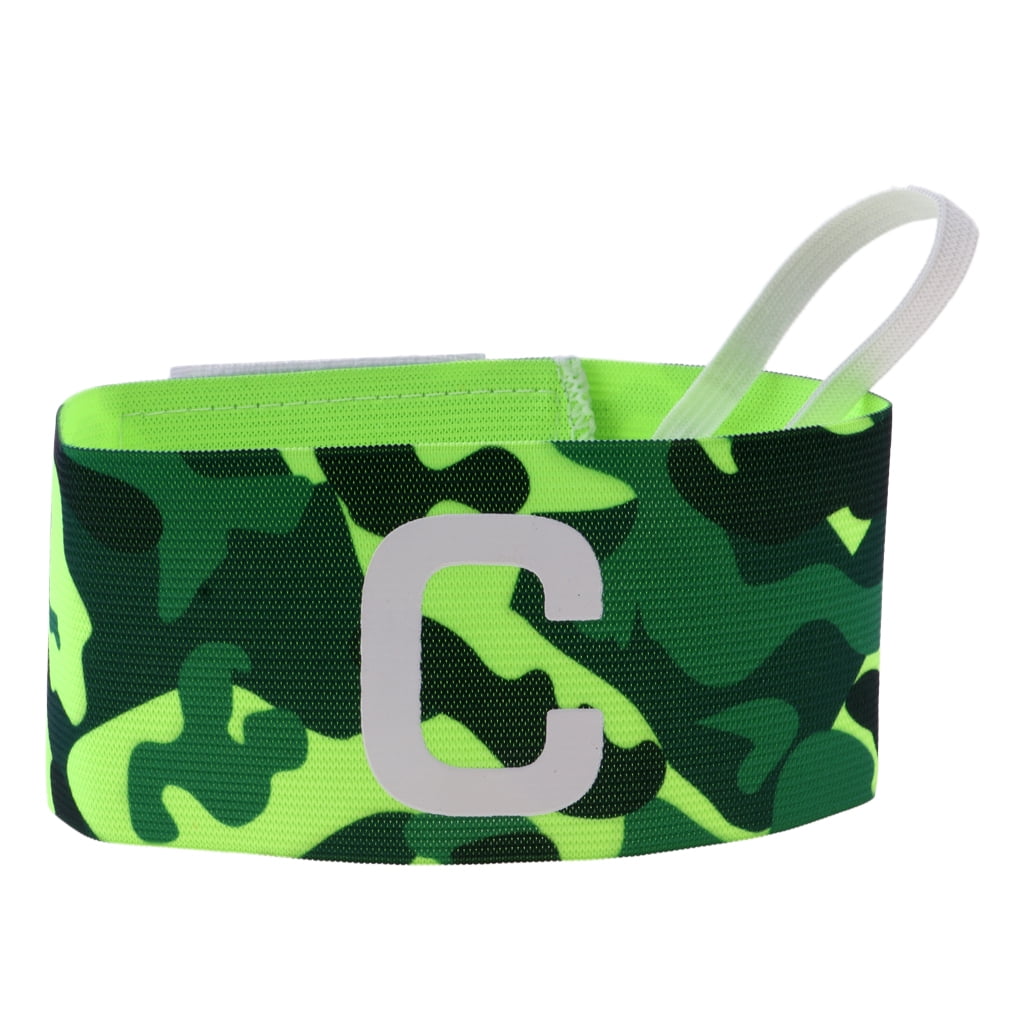 Captains Armband Captain for Football Rugby Hockey Adult Kids Boy #2 green 