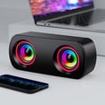 thumbnail image 1 of Mini altavoz de escritorio con cable, compatible con ordenadores de escritorio, sistemas de audio, portátiles y teléfonos móviles. Altavoces Bluetooth., 1 of 8