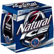 Natural Ice Beer, 12 pack, 12 fl oz