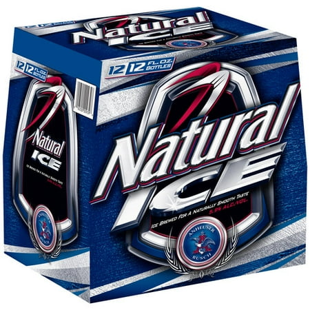 Natural Ice Beer, 12 pack, 12 fl oz