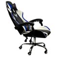 thumbnail image 4 of ViscoLogic Chaise de Jeu Ergonomique de Bureau d'Ordinateur de Course de Hauteur Réglable (Bleu Noir Blanc, 4 of 11