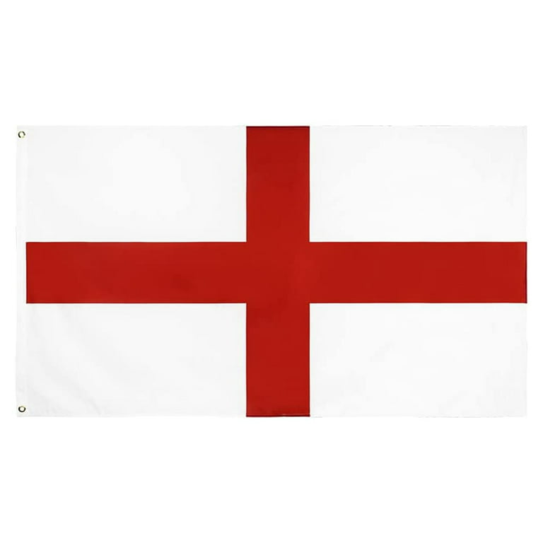3x5ft England Flag - Bright Colors And UV Fading - Canvas Head And Double  Stitching - England Flag Polyester with Brass Clasp 3 X 5ft 