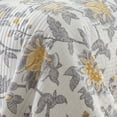 thumbnail image 6 of Levtex Home - Reverie Quilt Set - Full/Queen Quilt + Two Standard Pillow Shams - Floral - Yellow, Grey, and White - Quilt Size (88x92in.) and Pillow Sham Size (26x20in.) - Reversible - Cotton Fabric, 6 of 7