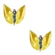 thumbnail image 1 of Yuarrent Ala de danza del vientre con palo telescópico Disfraces para adultos Profesional Halloween Carnaval Festivales Accesorios Oro Oro 2piezas, 1 of 6