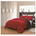 Reversible Comforter and Pillow Shams 3Piece Set in 10 Color