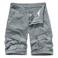Lroveb Cargo Shorts for Men Casual Jogging Men's Work Clothes Summer