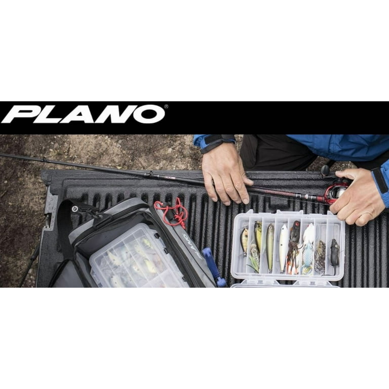 Plano Fishing Guide Series Five Utility Pro System Tackle Box, Graphite /  Sandstone - Walmart.com