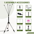 thumbnail image 2 of Spray System, Tripod Height Adjustable Outdoor Courtyard Atomization Cool Spray Suit, Metal Frame, Foldable Portable, for Garden, High Volume, 1000+ Searches, 2-Tier Design, for Patio, 2 of 8