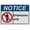 Warning Sign 1, variant on Industrial ANSI Horizontal Employees Only Sign - 8"x12" Weatherproof, UV Resistant for Indoor/Outdoor Workplace (Employee entrance only)