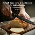 thumbnail image 5 of Randalfy 6-Piece Stainless Steel Knife Set - Kitchen Knives Set with Block, Anti-Rust & Dishwasher Safe (Black), 5 of 8