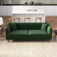 thumbnail image 6 of Carsen Luxury Modern Tufted Pet Friendly Velvet Living Room Green Couch, 6 of 6