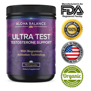 Ultra Test - with Magnesium Activation Technology Natural Supplement for Men by Aloha Balance