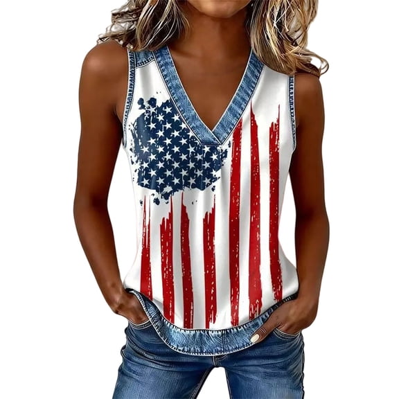 Womens Summer Tops Patriotic Womens Clothing Casual Tops 4th of July Shirts Women Usa Graphic Tee Fourth of July Shirts for Women Cotton T Shirts Women Womens Patriotic Tops