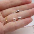 thumbnail image 2 of 1PCS Solid 925 Sterling Silver Beads Rubber Inside Plug Telescopic DIY Jewelry Accessories Making Components Finding, 2 of 6