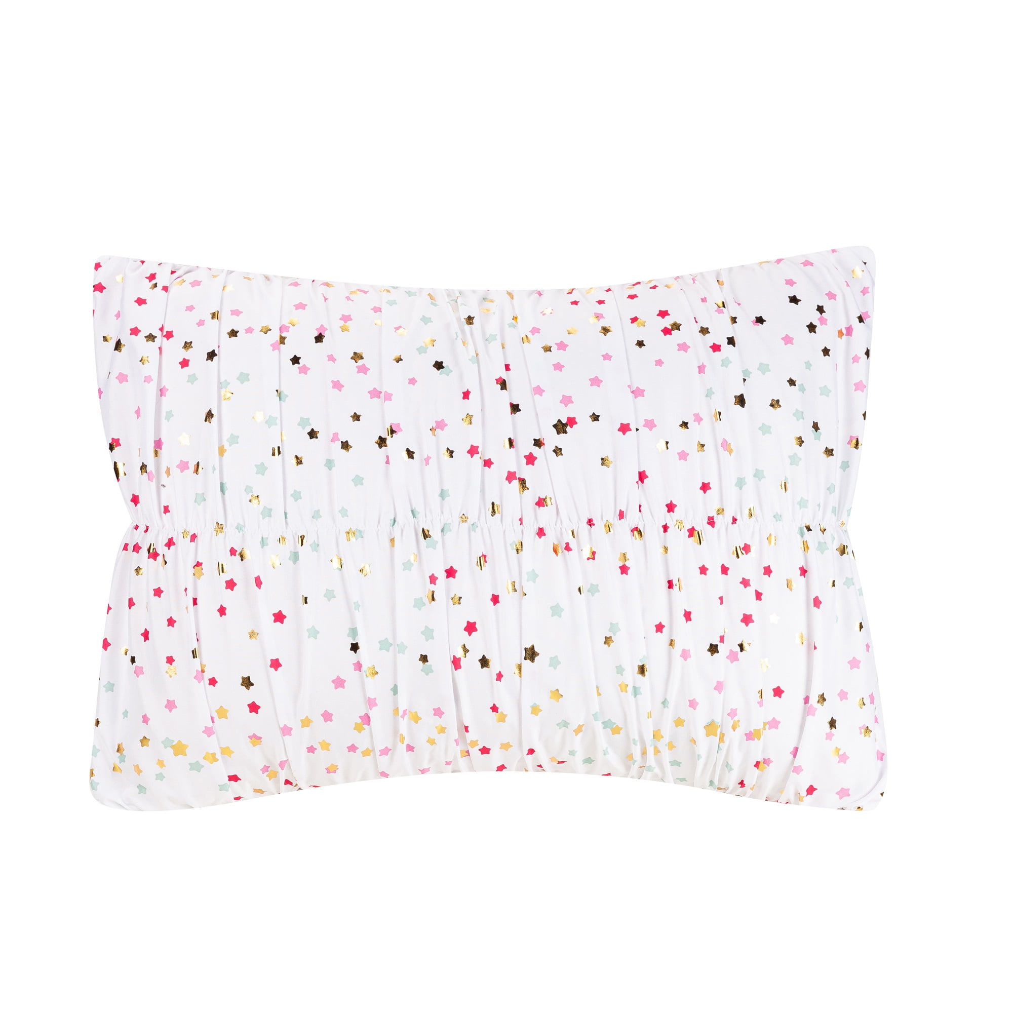 Urban Playground Kids and Teens Iridescent Stars White 3-Piece Comforter Set, Full/Queen