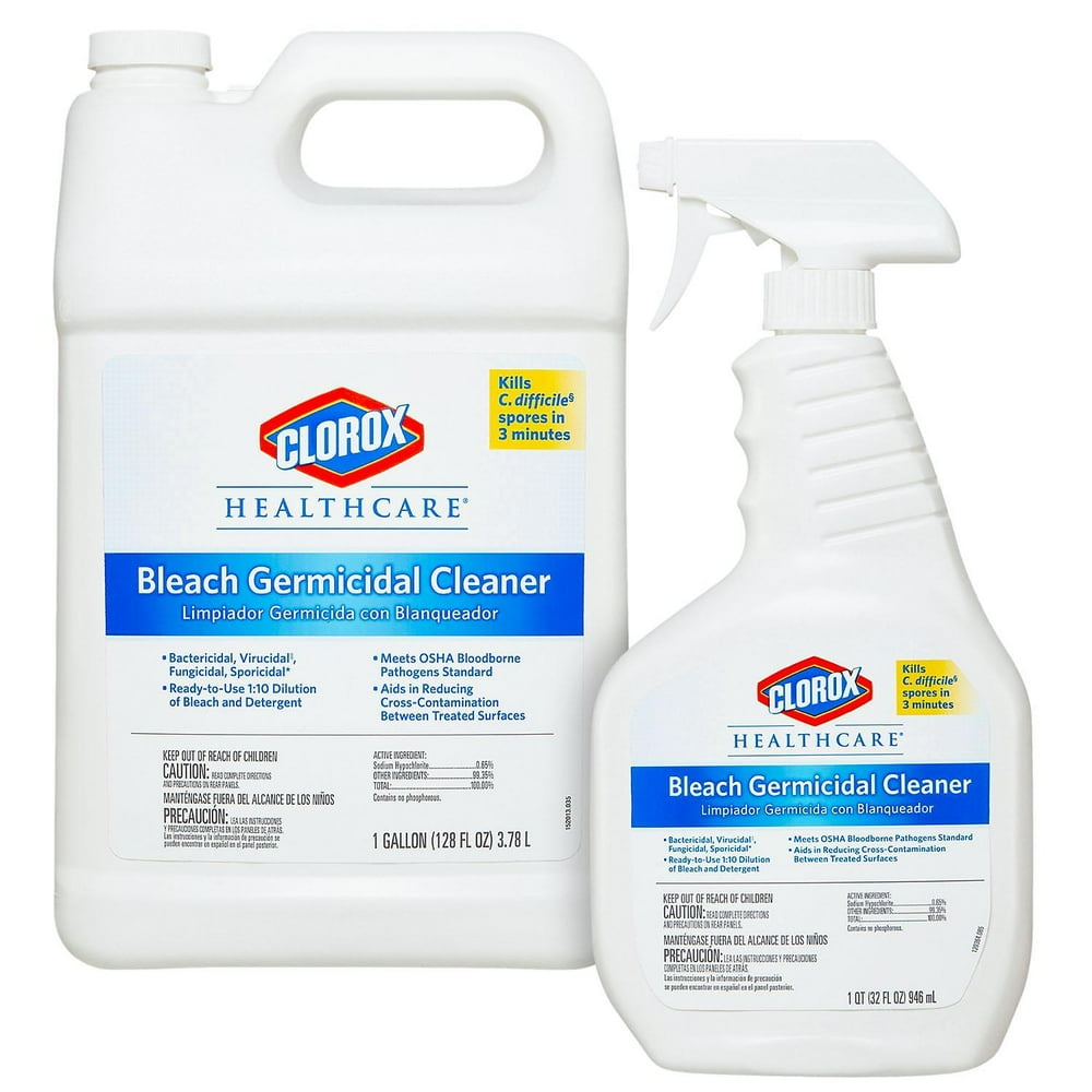 Bleach Germicidal Cleaner (32 oz. Spray Bottle with 1 Gallon Refill)