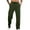Army Green Pants, variant on Qgtaibl Men's Big and Tall Sweatpants Solid Color Elastic Waist Drawstring Pants Lightweight Breathable Work Trousers with Pockets Black (Mens L)