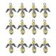 thumbnail image 2 of 12 piezas de colgantes de ángel, abalorios rico y , abalorios facetados de cristal en apariencia de lágrima, fabricación de joyas de Metal plateado perfecl  Encantos de ángel facetados de cristal, 2 of 8