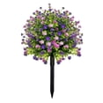 thumbnail image 2 of Aufmer 17.7in Realistic Simulated Ground Flower Ornament Compact Proper Size Durable Material Making For Outdoor Garden Festive Daily Scene Ornament, 2 of 9