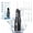 Black, variant on Cshidworld Cordless Water Flosser, Portable Dental Teeth Cleaner, 300ML Tank Rechargeable Dental Oral Irrigator for Home and Travel, 4 Modes 8 Jet Tips, IPX7 Waterproof