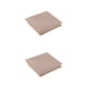 thumbnail image 1 of Yuarrent Tela antideslizante de 1 metro, tela de costura de goma, Material para manualidades caseras, rosa 2piezas Café Ligero, 1 of 1