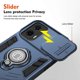thumbnail image 2 of For Motorola Moto G35 5G Case Slide Camshield Kickstand PC+TPU Phone Cover - Grey, 2 of 5