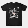 thumbnail image 1 of T-Shirt Unisexe Graphique de Maternité de Sport de Baseball Mama HeArrow pour Jour de Match C02449, P-5TG, 1 of 4
